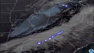 Satellite Image of Tornado Paths