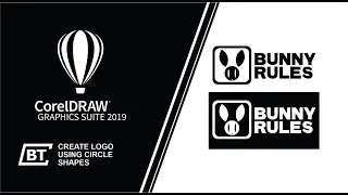 LOGO USING CIRCLE SHAPE IN COREL DRAW 2019