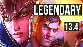 QUINN vs JAYCE (TOP) | 8/1/7, Rank 9 Quinn, Legendary | KR Grandmaster | 13.4