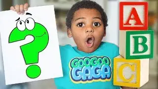 ABC LETTERS MAGICALLY VANISHED! GOO GOO GAGA LEARNS THE ALPHABETS