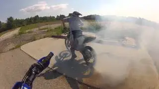 kx450f burnout!