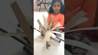 Make a #family tree with paper bag