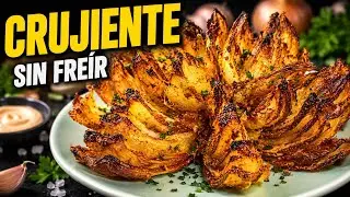 Espectacular Flor de Cebolla Crujiente en Freidora de Aire | Flor de Cebolla en Airfryer