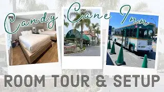 2023 REFURBISHED Candy Cane Inn Standard Room Tour and Setup | Disneyland Good Neighbor Hotel