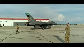180th Fighter Wing F-16's pulling out at the Dayton Air Show.