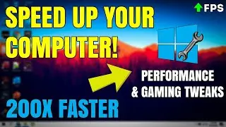 How to Speed Up Computer upto 200 Times Faster