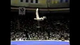 Valeri Liukin (URS) - 1988 Olympics - Compulsories - Floor Exercise