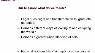Lisa Webley keynote - 'Legal Education in Changing Times' | ALT Annual Conference 2017