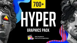 Awesome Hyper Graphic Pack for FCPX, Premiere Pro, After Effects || EasyEdit