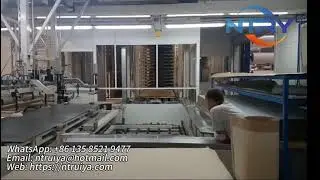 NTRY Full automatic HPL press line for Fireproof board