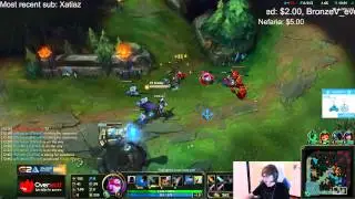 Sneaky (& Aphromoo) - Vayne vs Lucian (Hide on bench) - ADC - Challenger