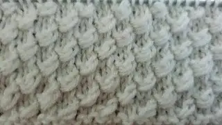 Single Colour || Knotted openwork Stitch || Knitting texture || Beautiful || Easy to make