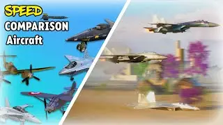 SPEED COMPARISON BY Aircraft  | 3D