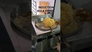 BULK INDUCTION FRYER FOR NAMKEEN MAKING @livecook #namkeen #bhujiyarecipe #fryer #inductioncooker