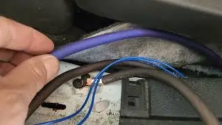 Ford Flex amp power and remote wire install