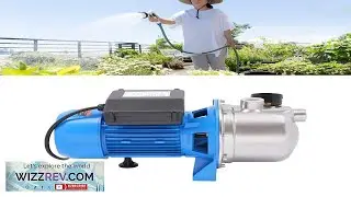 Water Pump 0.75HP Portable Shallow Well Pump Draining Irrigation Pump for Lawn