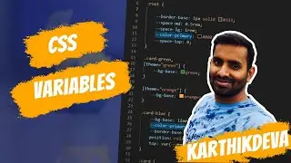 How to Create Variables in CSS | Create CSS Variables | Learn HTML & CSS Tutorial by karthikdeva