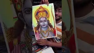 This Artist Showed The Drawings of Shree Ram Ji Made Throughout His Career #shortsvideo