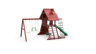 Gorilla Playsets Sun Palace I Swing Set - Order yours today at www.kidzplaysets.com
