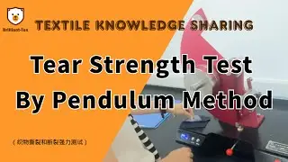 Fabric tear strength test by pendulum method｜Detection knowledge of textile #fabrictest