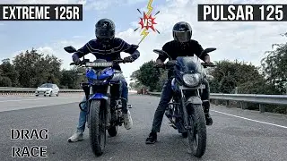 Hero Xtreme 125R vs Bajaj Pulsar 125 || DRAG RACE
