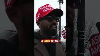 Bro wears  MAGA hat to women's march
