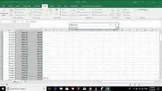 Regression analysis for stock market and company data