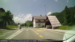 DRIVE #1516: Bled-Bohinjska Bistrica-Ribčev Laz (Slovenia) (timelapse 4x) *Read Description*