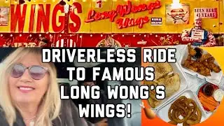 Riding WAYMO To LONG WONG&rsquo;S HOT WINGS | FUNKY Dining in Phoenix!