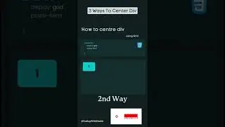 3 ways to center a div in CSS #coding #webdesign #shorts #programming #css #short