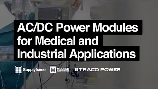 AC/DC Power Modules for Medical and Industrial Applications