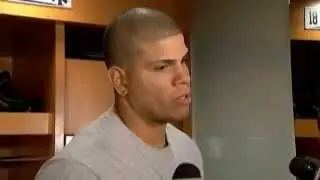 New York Yankees reliever Dellin Betances discusses his performance & throwing a lot of pitches