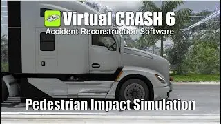 Tractor vs Pedestrian | Virtual CRASH 6