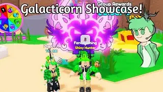 Showcasing *SECRET* Galacticorn! | Bubblegum Clicker (Roblox)