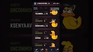 Duck &times; My &times; Duck Earning website of telegram ( open it on my link discription and my bio ) #earning