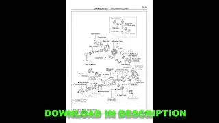 Lexus RX300 2000 Official Workshop Manual PDF ENGLISH | Full Technical Repair Guide