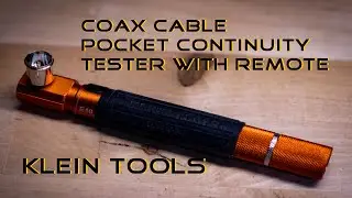 Klein Tools Wire Tracer, Coax Cable Pocket Continuity Tester with Remote