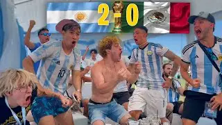 ARGENTINA 2 – MEXICO 0 | REACCION HINCHAS ARGENTINOS | MUNDIAL QATAR 2022