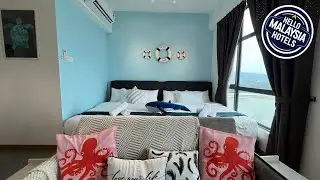 OceanBay Seaview 6PAX Studio Netflix A-19-13 | Kuantan, Malaysia | Hotel Review 🏩