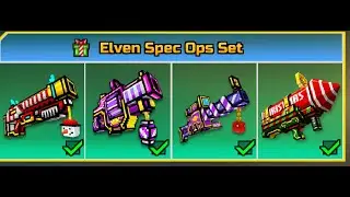 Pixel gun Elven spec ops set Review