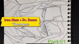 Iron Man + Dr. Doom Face off Timelapse Part-01 @marvel @marvelin