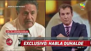 Eduardo Duhalde dijo que la crisis actual  