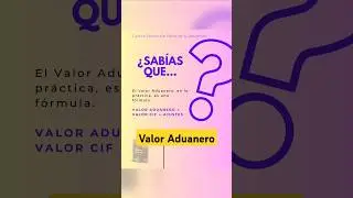 Valor Aduanero. Concepto clave en el Comercio Exterior