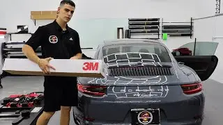 Ultimate Window Tint Upgrade for Porsche 911 Carrera | 3M Ceramic IR 35% Film Install