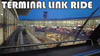 Toronto Pearson Airport Terminal Link Train Ride from Terminal 1 to Terminal 3