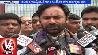 Telangana BJP President demand State Government to give GHMC election notice (02-02-2015)