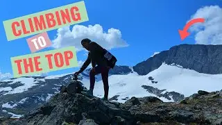 Climbing to the top of Mount Helags! Day 2