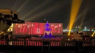 #mahakal #mahadev #ujjain Mahakal Corridor Laser Show Ujjain🔱 #harharmahadev #bholenath 