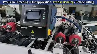 How does the paper bag handle get made and pasted? This machine has the answer!