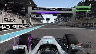 F1&trade; 2017 PS4 PRO Abu dhabi 4k 60fps merc